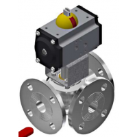 BUROCCO氣動(dòng)球閥開(kāi)-關(guān)，VSP / 3V-FL UNI PN 10/16。漢達(dá)森代理