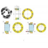BIKON-Technik聯軸器1003 45x75用于各個行業(yè)，如風力站、鋼廠