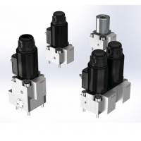 瑞士Bieri Hydraulik 換向座閥 WVH-4B，流量高達(dá) 12 升/分鐘
