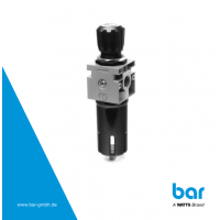 德國bar GmbH 過濾減壓閥 MW-C 型，結構緊湊，帶有集成緊固鉆