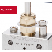 Maximator 閥門 22500psi，閥體有六種不同的設(shè)計(jì)，并可配備調(diào)節(jié)桿