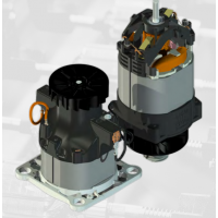 Ankarsrum 通用交流電機(jī)，可提供不同的軸承支架和各種風(fēng)扇設(shè)計(jì)