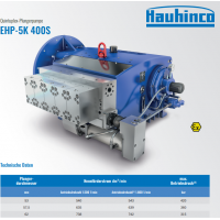 Hauhinco EHP-5K 400S 五工柱塞泵，帶板閥，工作壓力高達(dá) 420 bar