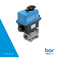 德國(guó)bar GmbH 2/2路電動(dòng)閥-EKIV型，帶電動(dòng)執(zhí)行器STV