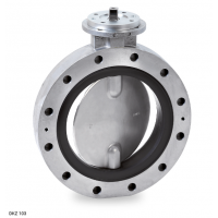 德國Warex Valve 蝶閥DKZ 103系列，用于溫度超過 200°C 的熱氣體