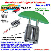 ZETASASSI? 自動直線傳動鏈張緊器 TA系列，由特殊鋁合金閥體制成